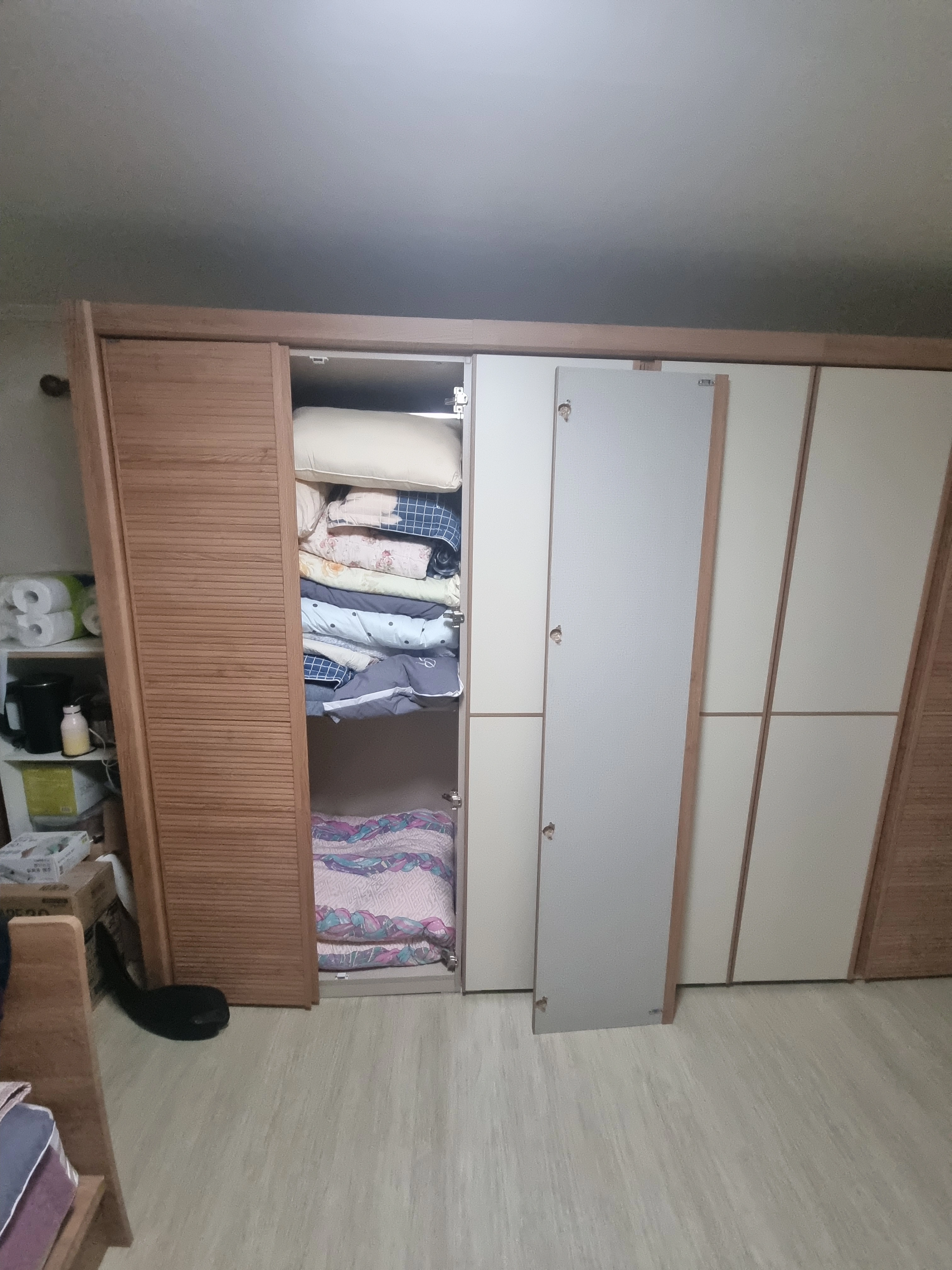 붙박이장 문짝 교체 경기도 시공 후